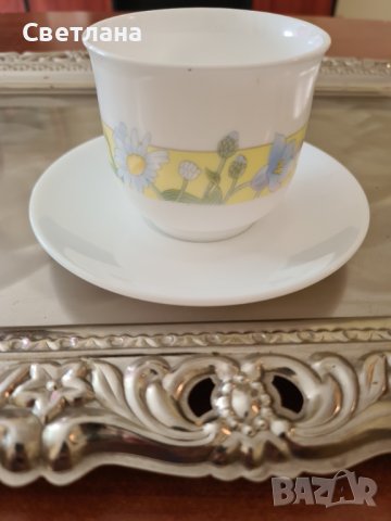 Красива чаша от аркопал, снимка 3 - Чаши - 37968867