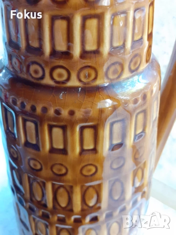 Голяма кана немска керамика, снимка 3 - Антикварни и старинни предмети - 53451764