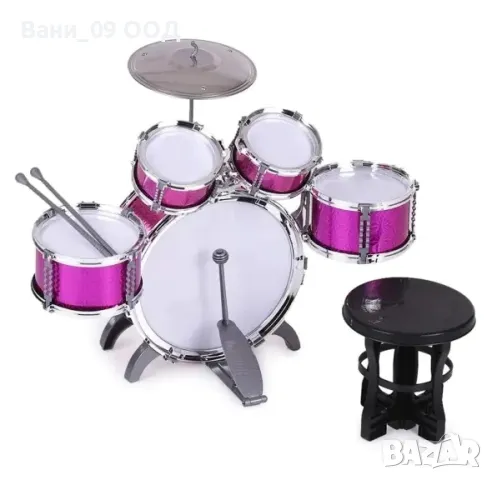 Комплект детски барабани , снимка 2 - Музикални играчки - 48743518