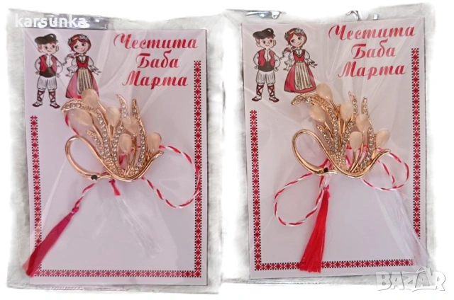 Мартеници брошки, снимка 4 - Български сувенири - 53303165
