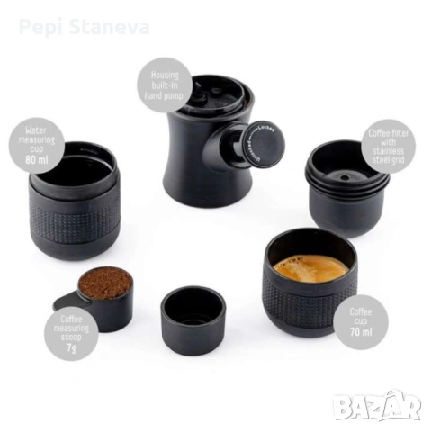 Еспресо машина Muhler MCM-99H, преносима, ръчна, снимка 5 - Кафемашини - 53383146