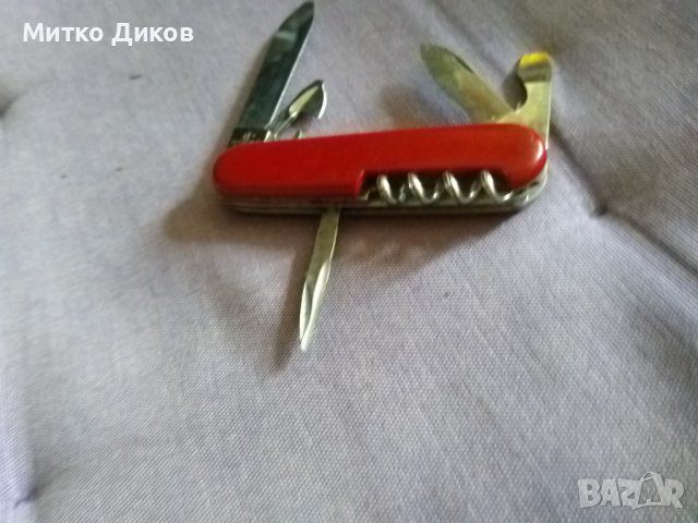 Швейцарско ножче офицер малък размер 6 части 83х63мм, снимка 3 - Ножове - 38612756