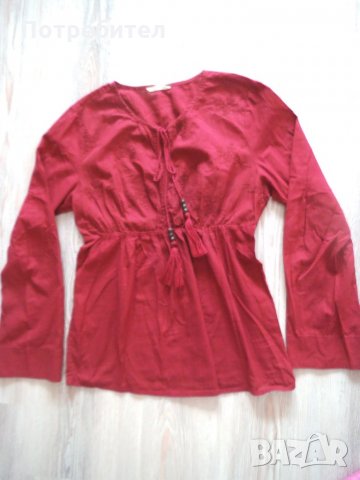 Дамска блуза с дълъг ръкав ХS-S, снимка 1
