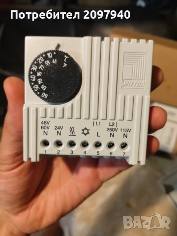 Термостат Rittal SK3110000, снимка 2 - Ключове, контакти, щепсели - 50973224