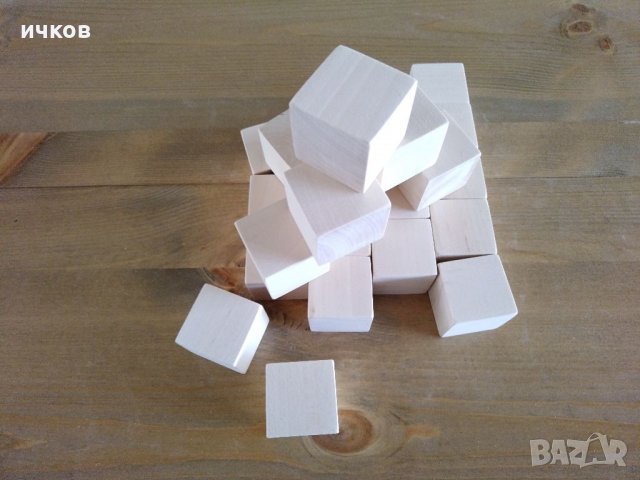Дървени кубчета за игра, пъзел, снимка 1 - Конструктори - 35284350