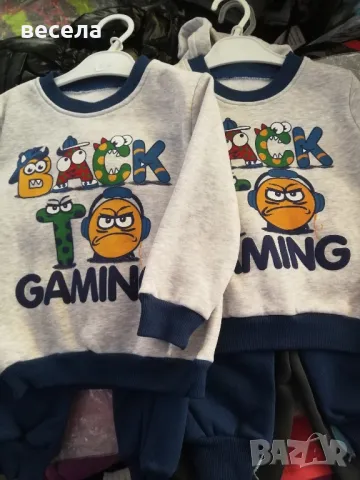 топъл и мек детски комплект блуза и панталонче, снимка 2 - Детски комплекти - 48161746