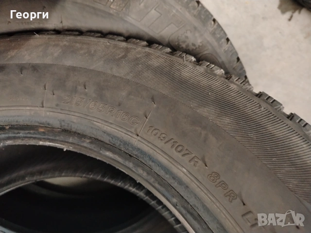 2бр.зимни гуми 215/65/16C Lassa, снимка 6 - Гуми и джанти - 53213969