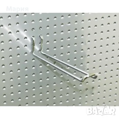 УНИВЕРСАЛНА КУКА ЗА ПЕРФОРИРАН ГРЪБ 15 СМ Мат, снимка 2 - Друго търговско оборудване - 49052963