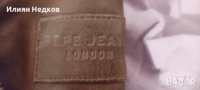 Кожено яке Pepe Jeans, снимка 4 - Якета - 47972598