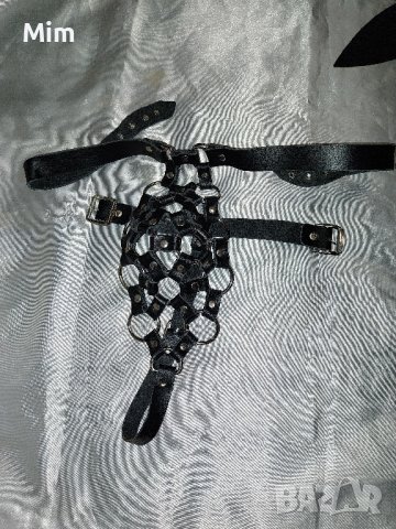 М/L. Кожена мъжка прашка в стил BDSM , снимка 3 - Бельо - 43257544