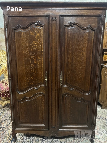 Масивен дъбов гардероб , снимка 2 - Гардероби - 52327871