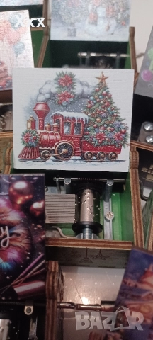 Музикална коледна кутия, снимка 14 - Музикални играчки - 52539618