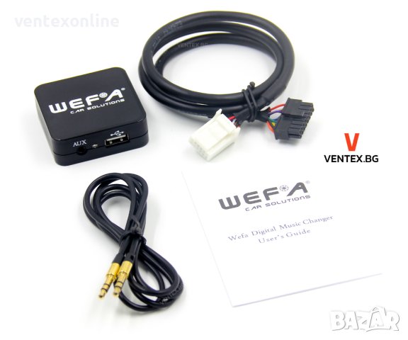 CD чейнджър за Toyota 2003 - 2011 AUX USB адаптер за тойота аукс кабел флашка WEFA 6+6, снимка 1 - Аксесоари и консумативи - 43801850