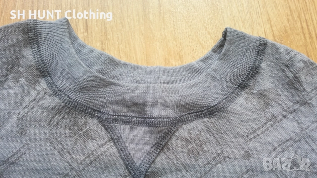 JANUS 100% Merino Wool Thermo размер L / XL термо блуза 100% Мерино термо блуза - 1430, снимка 5 - Блузи - 52417490