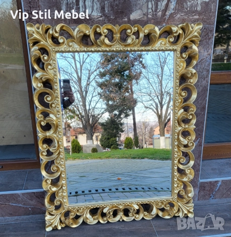 Италианско кристално огледало , снимка 4 - Други - 52511733