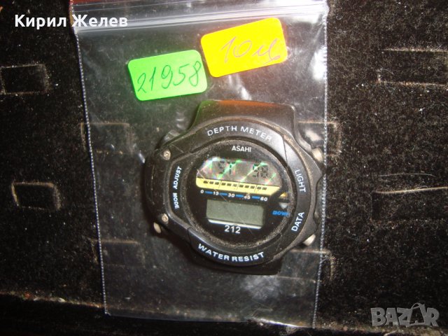 СТАР ВИНТИДЖ МОДЕЛ ЕЛЕКТРОНЕН ЧАСОВНИК ФУНКЦИОНИРАЩ 21958, снимка 4 - Мъжки - 32807020