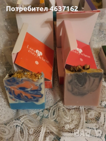 ръчно направен сапун натурални 2+1, снимка 3 - Други - 52552552