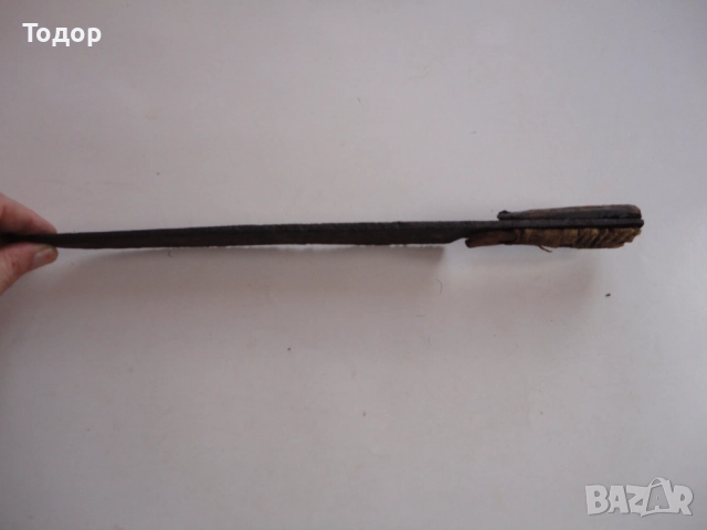 Голям старинен овчарски нож каракулак 2, снимка 8 - Ножове - 52824923