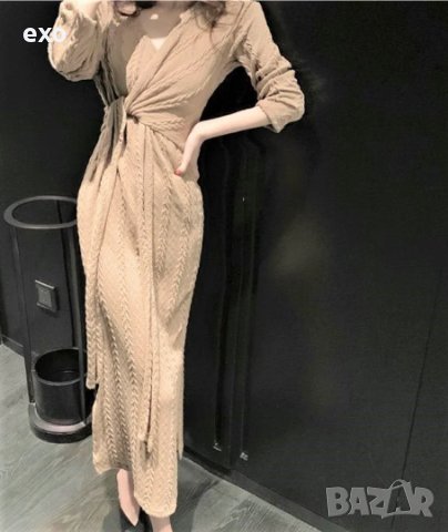 Елегантна дълга рокля, Ефектна миди рокля, Дълга рокля, снимка 2 - Рокли - 43239258