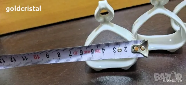 Стар български порцелан пръстени за салфетки , снимка 6 - Антикварни и старинни предмети - 48562750