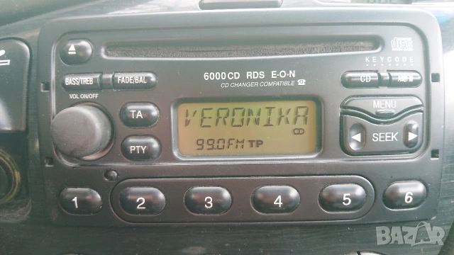 Работещо CD ford 6000 RSD фокус, мондео, фиеста, галакси, транзит и други фордове до 2004год. , снимка 3 - Аксесоари и консумативи - 53370273