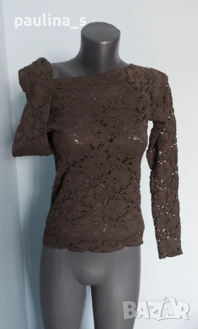 Маркова еластична блуза от дантела "Estelle" / голям размер , снимка 6 - Блузи с дълъг ръкав и пуловери - 44872602