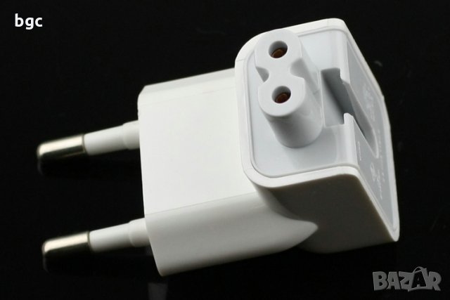 EU 220V Накрайник щепсел адаптер към свързващия адаптер за Apple MACBOOK IPHONE IPAD Plug Adapter , снимка 7 - Части за лаптопи - 27291501