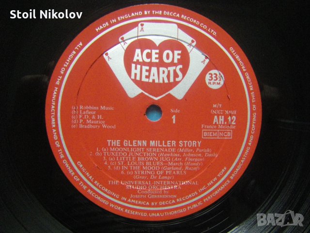 Плоча - The Universal-International Orchestra ‎– The Glenn Miller Story , Ace Of Hearts ‎– AH 12 , снимка 3 - Грамофонни плочи - 35357943