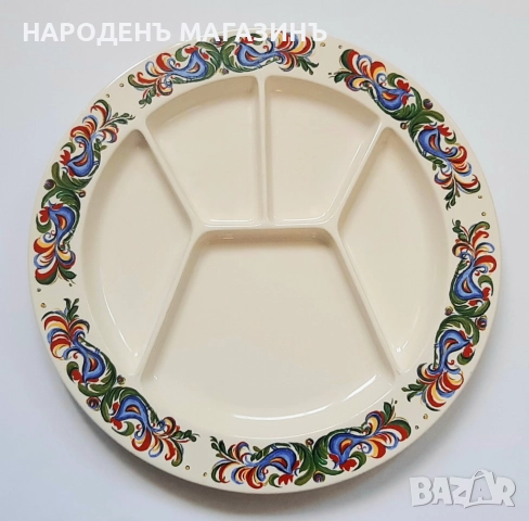 VILLEROY & BOCH - Порцелан плато порцеланов поднос с отделения сервиз цветя , снимка 5 - Други ценни предмети - 52538758
