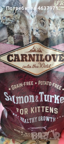 Carnilove гранули за малки котета