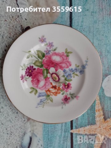 красива порцеланова чинийка от Англия, снимка 1