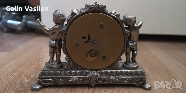 Механичен германски часовник, снимка 5 - Антикварни и старинни предмети - 53286565