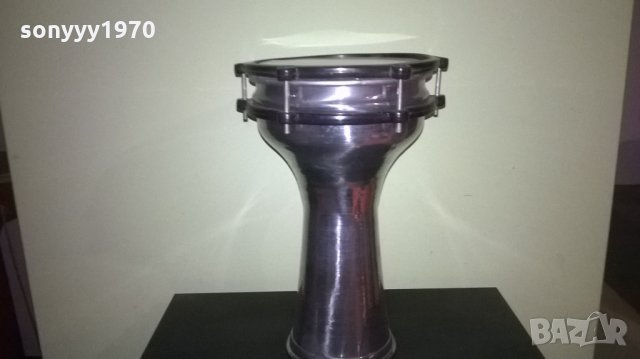 НОВА Тарамбука метална инокс-30/20см-нова-внос сирия, снимка 4 - Ударни инструменти - 26449935