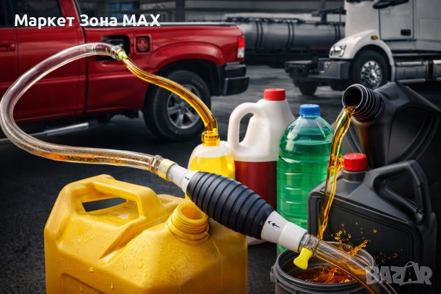 Универсална ръчна помпа за течности – 2,5 м, Диаметър 12мм