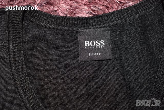 HUGO BOSS коприна / кашмир мъжка блуза Sz XL /  #00626 /, снимка 3 - Блузи - 43398883