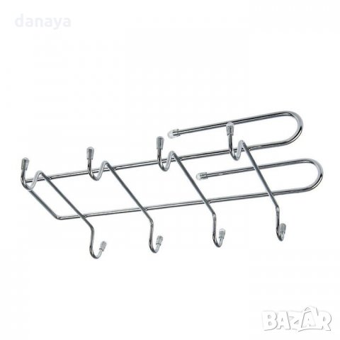 2668 Метална поставка за чаши и прибори с 8 куки за закачане, снимка 2 - Закачалки - 35477284