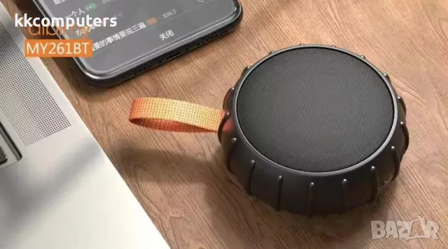 Aibimy MY261BT Bluetooth тон колонка светеща / Водоустойчива (IPX6) / Черна / Баркод : 2403175