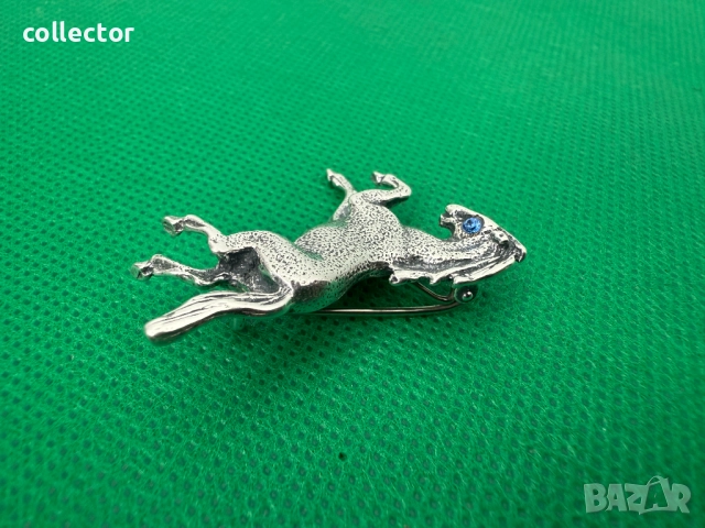 Сребърна брошка на кон / нова. №7439, снимка 5 - Други - 51942732