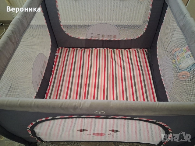 Детска кошара за игра Wunderkid Play, Сива, снимка 7 - Кошарки - 52594007