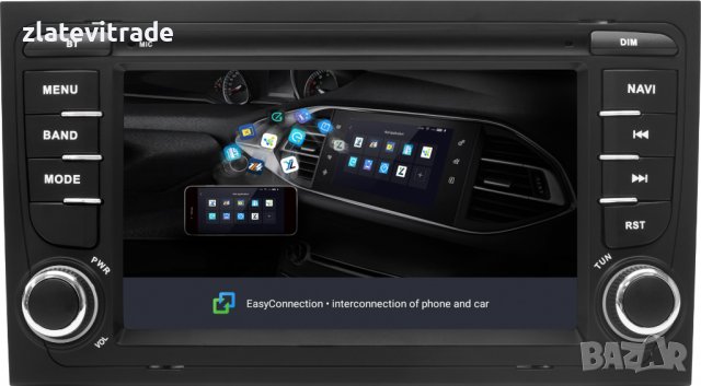 AUDI A4 S4 B6 B7 2001-2011 - 7'' НАВИГАЦИЯ АНДРОИД МУЛТИМЕДИЯ,9279, снимка 2 - Навигация за кола - 38051086