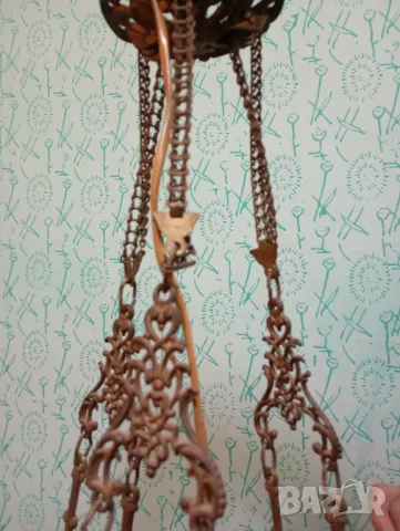 Стар бароков полилей, снимка 7 - Полилеи - 50165343