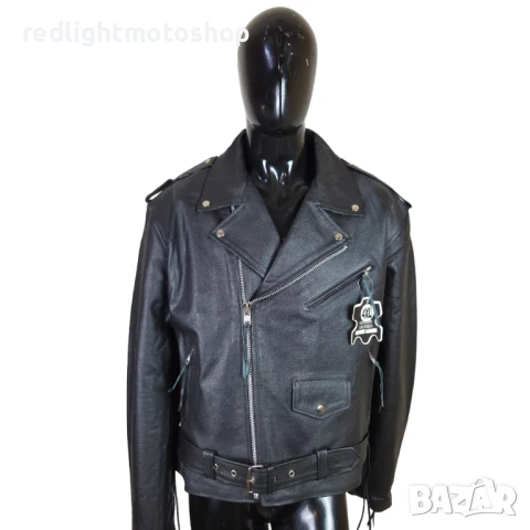 8XL/7XL/5XL/4XL/3XL Класическо рокерско кожено яке | НОВО 350 лв