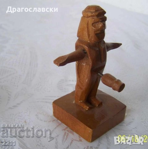 еротика - гол мъж в буре, дървена играчка за възрастни, дърворезба, фигура, жена, керамика, пепелник, снимка 14 - Статуетки - 28883797