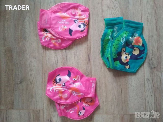 NABAIJI Детски плувки за ръце, 11-30 кг, Детска надуваема жилетка спасителна за плуване, снимка 2 - Водни спортове - 37891826