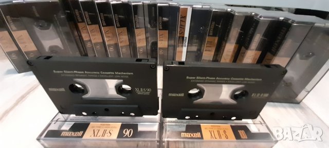Лот от 18 бр хромни касети Maxell XLII S90 / S100 / S60, снимка 3 - Аудио касети - 43062430