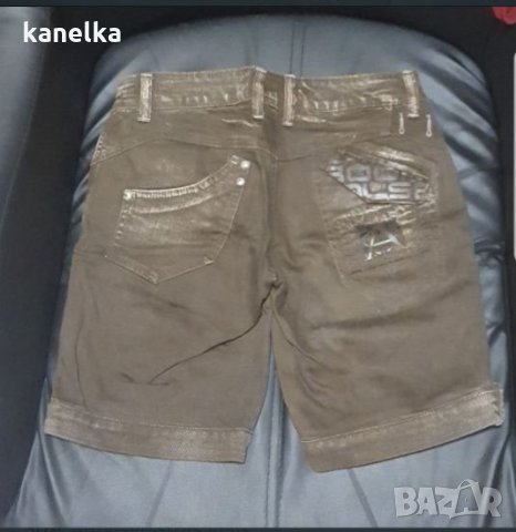 Дънки в кафяв цвят , снимка 2 - Къси панталони и бермуди - 26421871