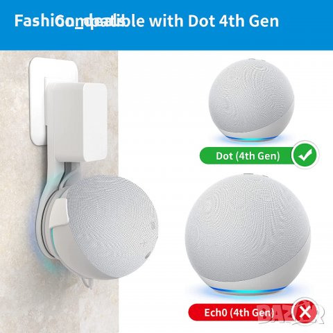 Нова стойка / държач за стена смарт интелигентна колонка Dot (4th Gen), снимка 2 - Други - 34870051
