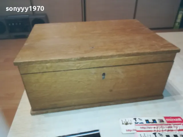 ДЪРВЕНА СТАРА КУТИЯ ОТ ШВЕЦИЯ 3009241711LNVD, снимка 2 - Антикварни и старинни предмети - 47409582