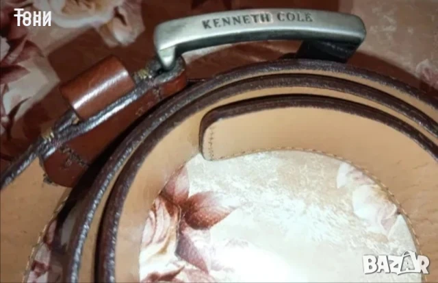 KENNETH COLE Оригинал Нов Мъжки Колан Изцяло от Естествена Кожа 115см. , снимка 6 - Колани - 50948987