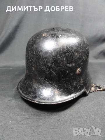 СТАРА НЕМСКА СТОМАНЕНА КАСКА М34 ПОЖАРНА СЛУЖБА ВСВ, снимка 2 - Антикварни и старинни предмети - 52815660